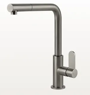 Смеситель для кухни, Gessi, Acciaio, цвет-сталь брашированная