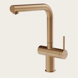 Смеситель для кухни, Gessi, Inedito Filtered, цвет-Warm Bronze Brushed PVD — иконка