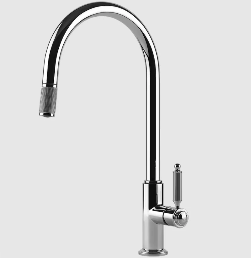 Смеситель для кухни, Gessi, VENTI20, цвет-хром
