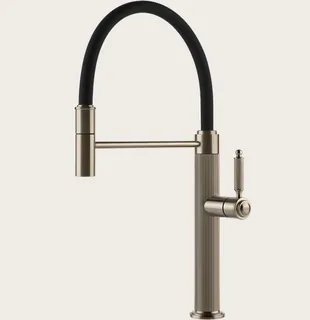 Смеситель для кухни, Gessi, VENTI20, цвет-Finox Brushed Nickel