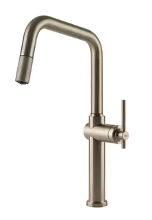 Смеситель для кухни, Gessi, Habito, цвет-Finox Brushed Nickel