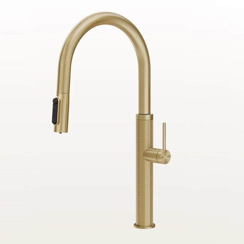 Смеситель для кухни, Gessi, 316 Cesello, цвет-Brushed Brass PVD