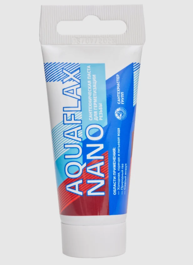 Паста уплотнительная, Aquaflax nano, 30 г, тюбик