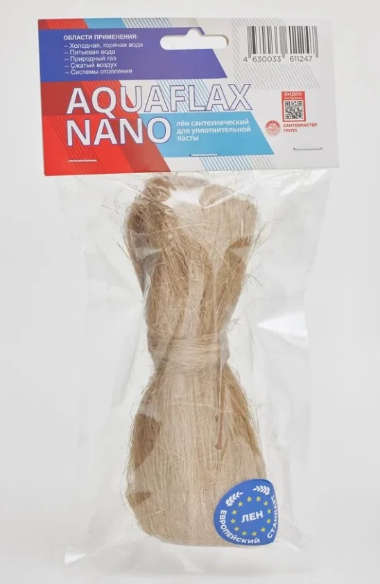 Лён, Aquaflax nano, вес, г-50, европейский, в пакете