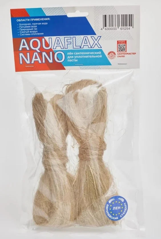 Лён, Aquaflax nano, вес, г-100, европейский, в пакете