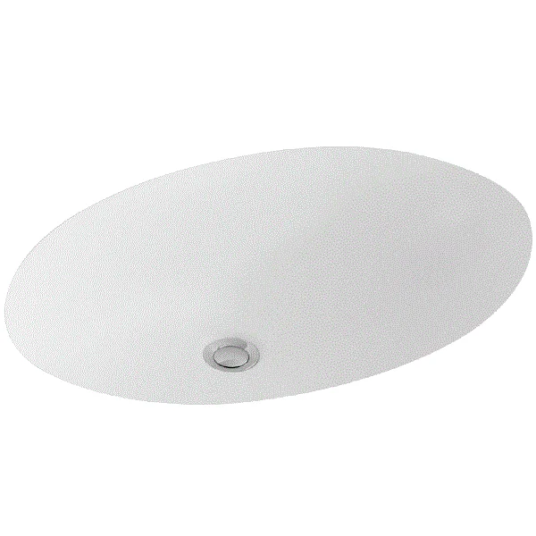 Раковина, Villeroy&Boch, Evana, шг 500*350, отверстия для смесителя-отсутствуют, CeramicPlus, цвет-альпийский белый