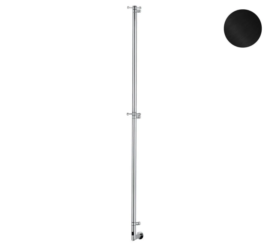 Полотенцесушитель, Margaroli, Arcobaleno, шгв 55*125*1685.5, Box, сухого типа, цвет-Black Brushed Nickel