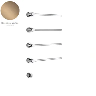 Полотенцесушитель, Margaroli, Sole, шгв 368*93*845, Box, цвет-Brushed Champagne PVD — иконка