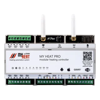 Контроллер, MyHeat, Pro, для автоматизации сложных систем отопления и ГВС, 2 канала связи-GSM 2G и Wi-Fi 2.4g — иконка