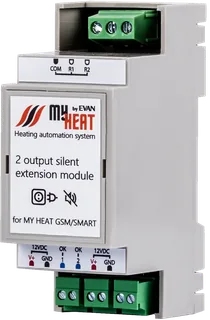 Блок симисторов, MyHeat, RL2S, на 2 выхода для контроллера MyHeat Smart 2