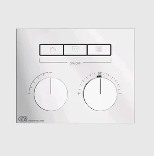 Смеситель для душа, Gessi, HI-FI Compact, на 3 потребителя, цвет-хром