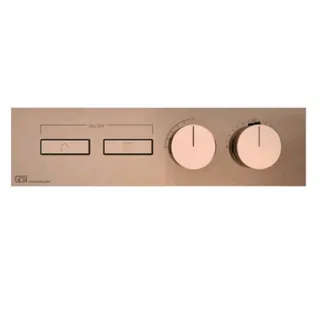 Смеситель для душа, Gessi, HI-FI, на 2 потребителя, цвет-Copper PVD