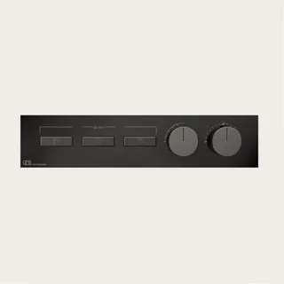 Смеситель для душа, Gessi, HI-FI, на 3 потребителя, цвет-Black Metal PVD