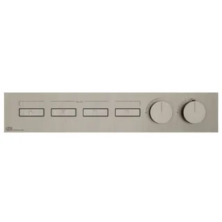 Смеситель для душа, Gessi, HI-FI, на 4 потребителя, цвет-Finox Brushed Nickel