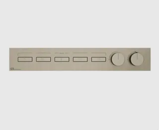 Смеситель для душа, Gessi, HI-FI, на 5 потребителей, цвет-Finox Brushed Nickel — иконка