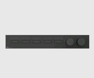 Смеситель для душа, Gessi, HI-FI, на 5 потребителей, цвет-черный матовый
