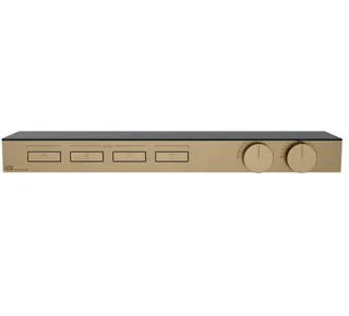 Смеситель для душа, Gessi, HI-FI, на 4 потребителя, цвет-Warm Bronze Brushed PVD