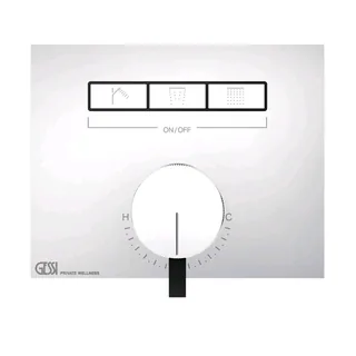 Смеситель для душа, Gessi, HI-FI, на 3 потребителя, цвет-хром
