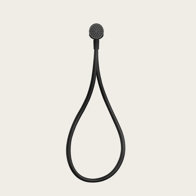 Душевой набор, Gessi, HI-FI, цвет-Black Metal PVD