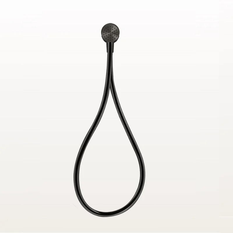 Душевой набор, Gessi, HI-FI, цвет-Black Metal Brushed PVD