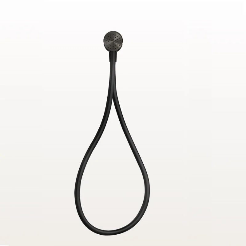 Душевой набор, Gessi, HI-FI, цвет-Black Metal Brushed PVD