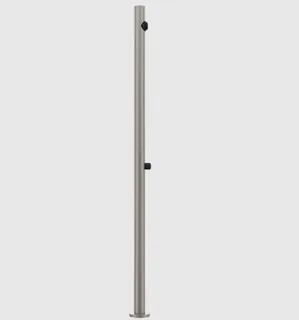 Душевая стойка, Gessi, Outdoor, уличная, на 1 выход, цвет-Steel Brushed (старый арт. 63209/239)