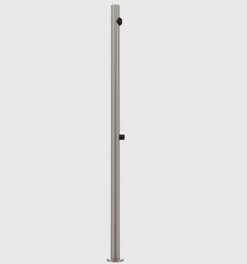 Душевая стойка, Gessi, Outdoor, уличная, на 1 выход, цвет-Steel Brushed (старый арт. 63209/239)