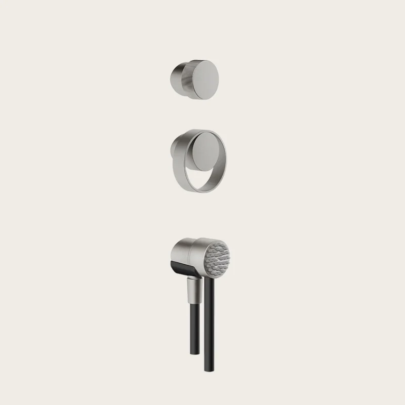 Душевой набор, Gessi, Outdoor, цвет-Steel Brushed
