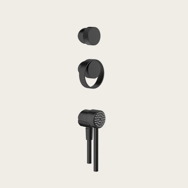 Душевой набор, Gessi, Outdoor, цвет-черный матовый