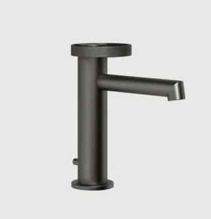Смеситель для раковины, Gessi, Anello, цвет-Black Metal Brushed PVD