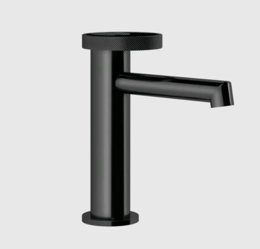 Смеситель для раковины, Gessi, Anello, цвет-Black Metal PVD