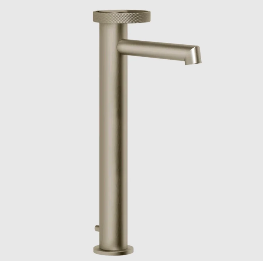 Смеситель для раковины, Gessi, Anello, цвет-Finox Brushed Nickel