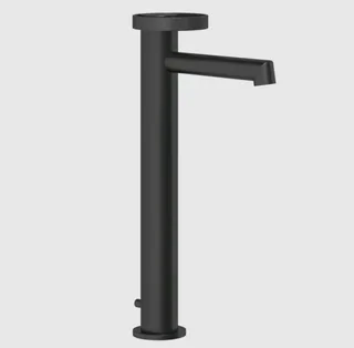 Смеситель для раковины, Gessi, Anello, цвет-черный матовый — иконка