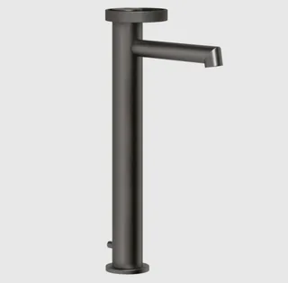 Смеситель для раковины, Gessi, Anello, цвет-Black Metal Brushed PVD