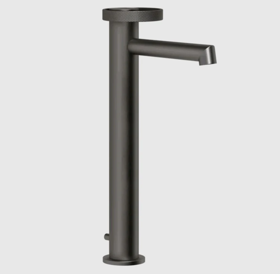 Смеситель для раковины, Gessi, Anello, цвет-Black Metal Brushed PVD