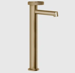 Смеситель для раковины, Gessi, Anello, цвет-Warm Bronze Brushed PVD