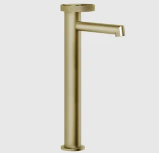 Смеситель для раковины, Gessi, Anello, цвет-Brushed Brass PVD