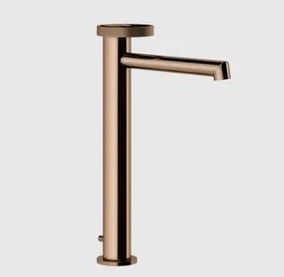 Смеситель для раковины, Gessi, Anello, цвет-Copper PVD