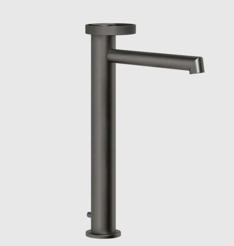 Смеситель для раковины, Gessi, Anello, цвет-Black Metal Brushed PVD