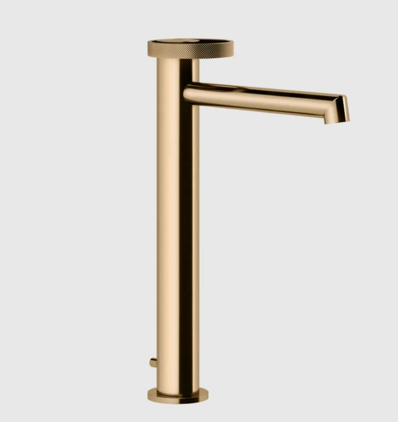 Смеситель для раковины, Gessi, Anello, цвет-Warm Bronze PVD