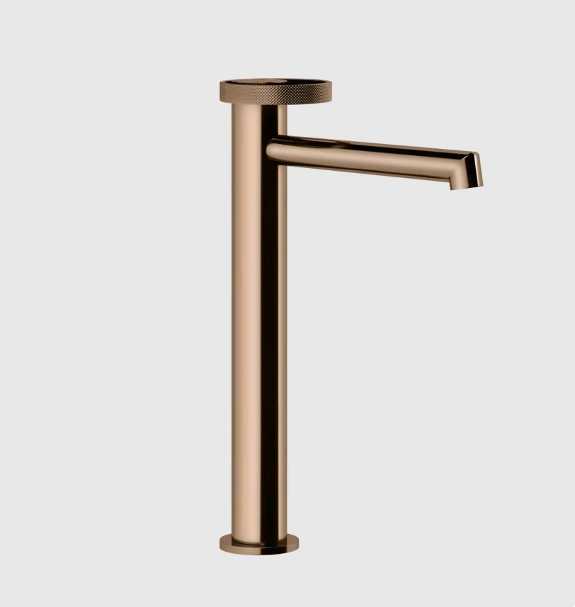Смеситель для раковины, Gessi, Anello, цвет-Copper PVD