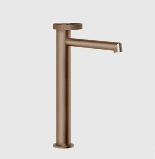 Смеситель для раковины, Gessi, Anello, цвет-Copper Brushed PVD