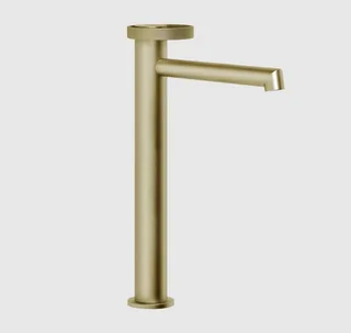 Смеситель для раковины, Gessi, Anello, цвет-Brushed Brass PVD