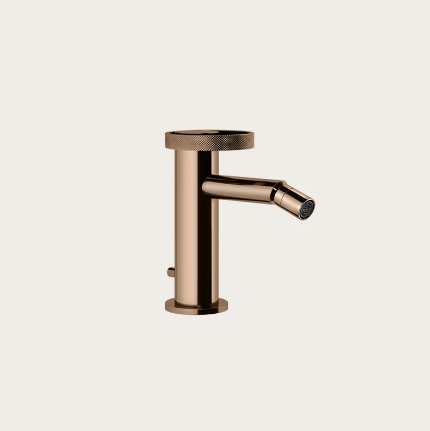 Смеситель для биде, Gessi, Anello, цвет-Copper PVD