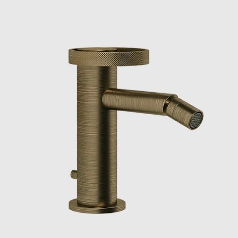 Смеситель для биде, Gessi, Anello, цвет-Antique Brass