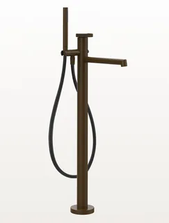 Смеситель для ванны и душа, Gessi, Anello, напольный, цвет-Dark Bronze — иконка
