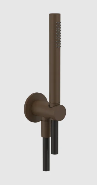 Душевой набор, Gessi, Anello, цвет-бронза темная (Dark Bronze)