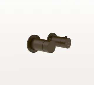 Смеситель для душа, Gessi, Anello, на 1 потребитель, настенный встраиваемый, цвет-Dark Bronze