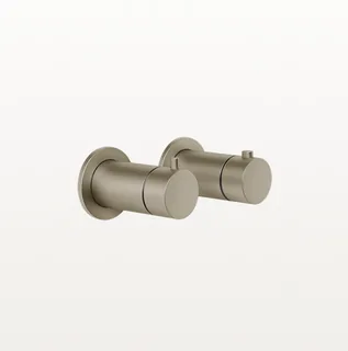 Смеситель для душа, Gessi, Anello, цвет-Finox Brushed Nickel