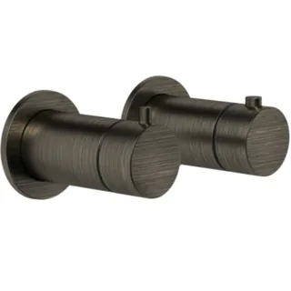 Смеситель для душа, Gessi, Anello, на 3 потребителя, цвет-Aged Bronze